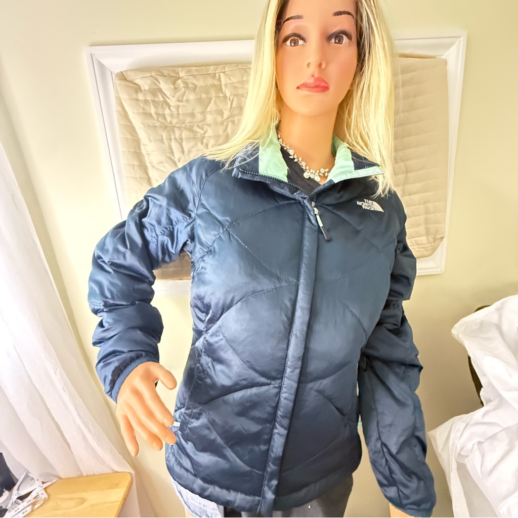 The North Face Puffer Jacket Coat 550 Down Vintage Quilted Outdoors Size Sp